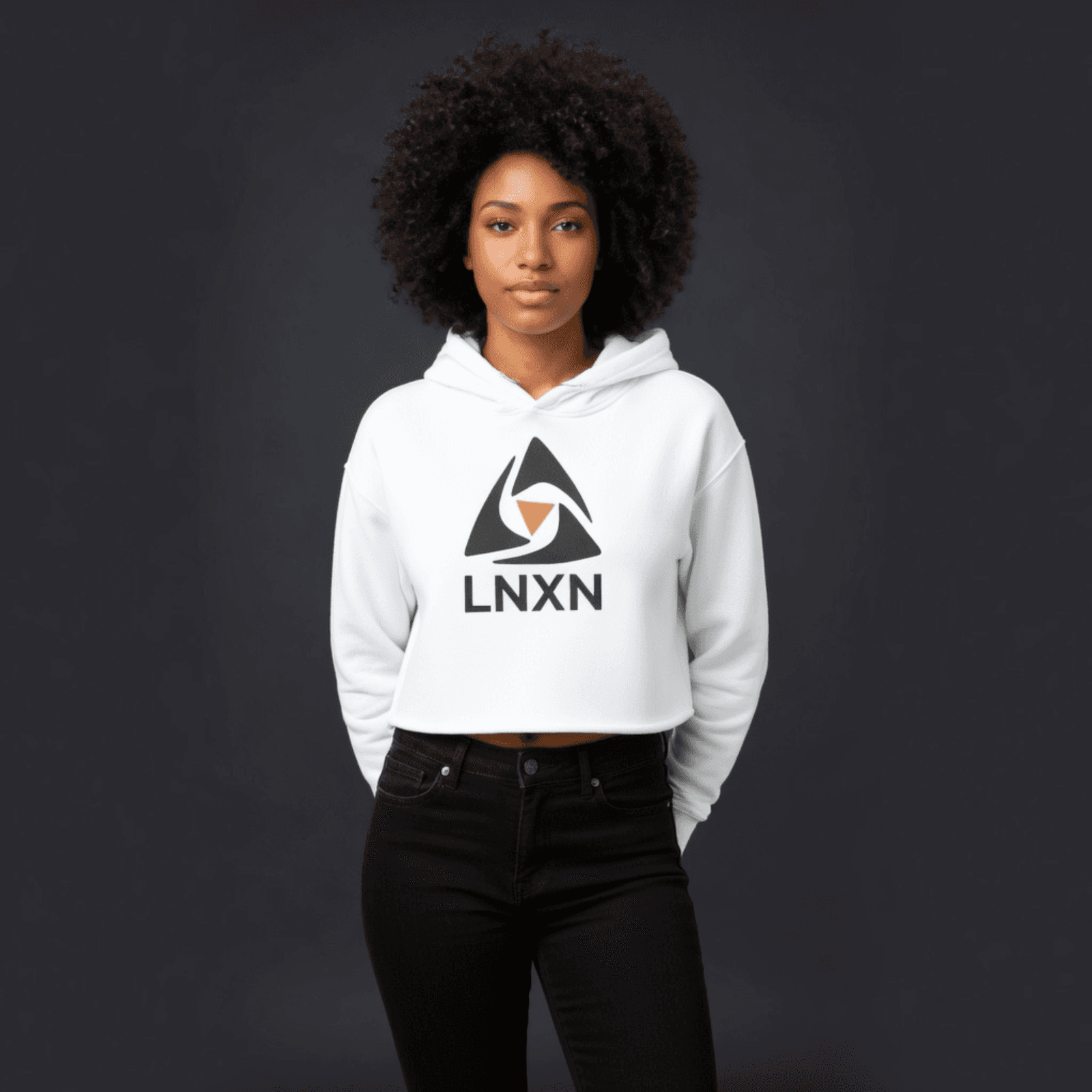 LNXN Heritage Cropped Hoodie - Women's